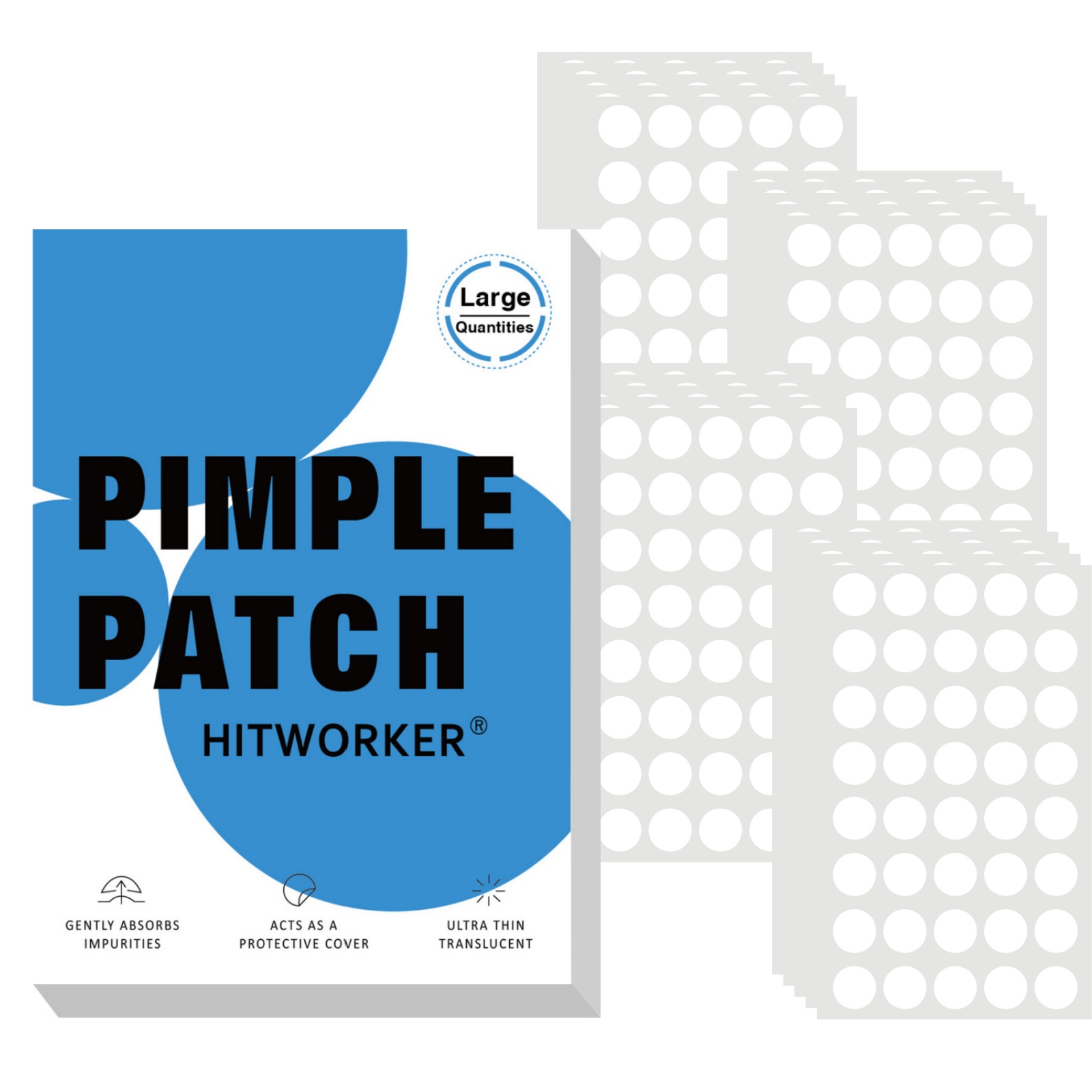 Hydrocolloid Acne Patch - 800 Pezzi Cerotti Idrocolloidali per Acne,