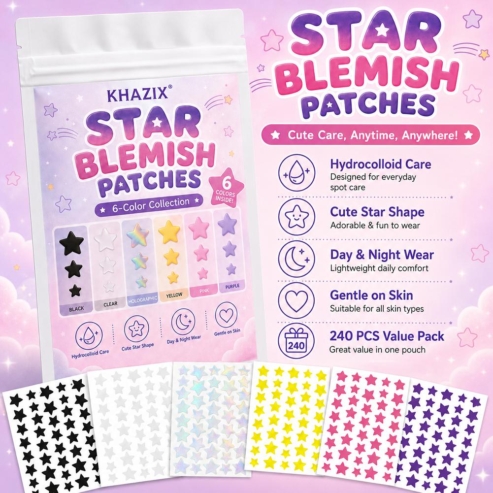 240 Cerotti a Stella per Brufo - Hydrocolloid Acne Patch recensione e prezzo
