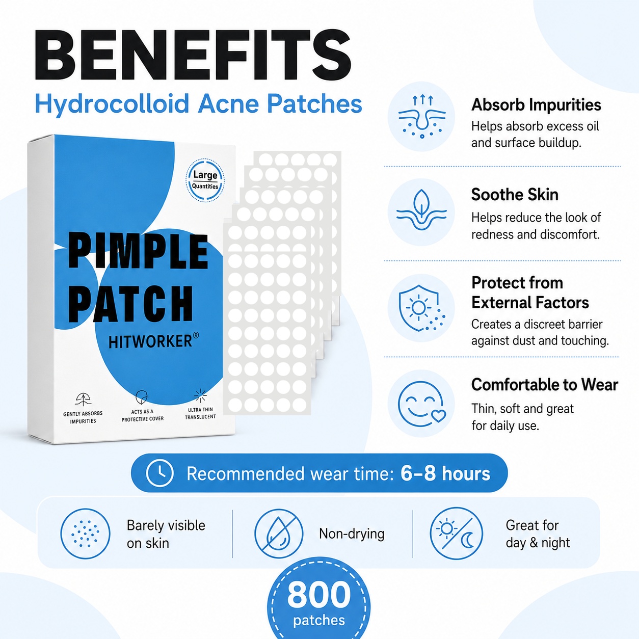 800 Pezzi Cerotti Idrocolloida - Hydrocolloid Acne Patch recensione e prezzo